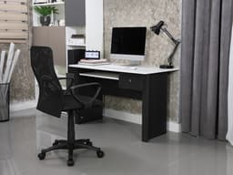 เก้าอี้สำนักงาน รุ่นท๊อปเปอร์ - สีดำ