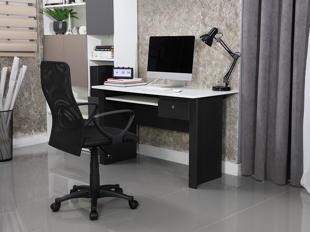 เก้าอี้สำนักงาน รุ่นท๊อปเปอร์ - สีดำ