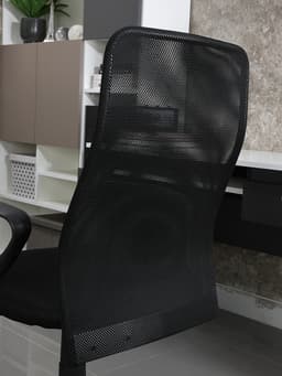 เก้าอี้สำนักงาน รุ่นท๊อปเปอร์ - สีดำ