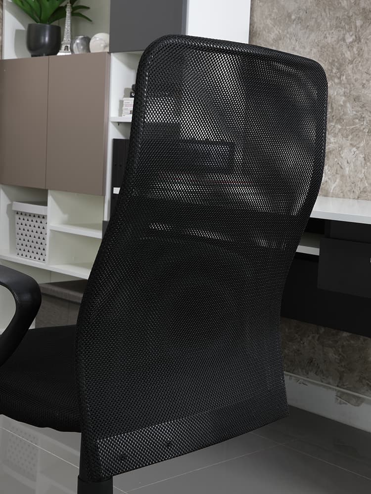 เก้าอี้สำนักงาน รุ่นท๊อปเปอร์ - สีดำ