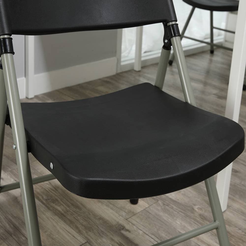 เก้าอี้พับ รุ่นแอ็บบ็อท - สีดำ