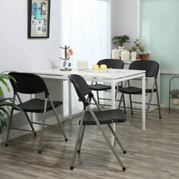 เก้าอี้พับ รุ่นแอ็บบ็อท - สีดำ