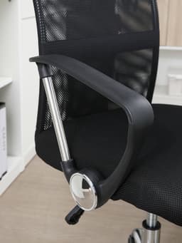 เก้าอี้สำนักงานพนักพิงกลาง รุ่นสเปซแมน - สีดำ