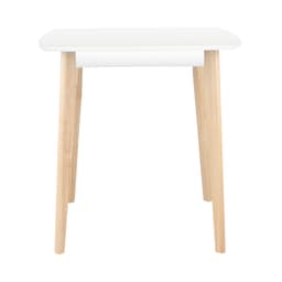 ชุดโต๊ะทานอาหาร 2 ที่นั่ง รุ่นมาวิน - สีธรรมชาติ/ขาว