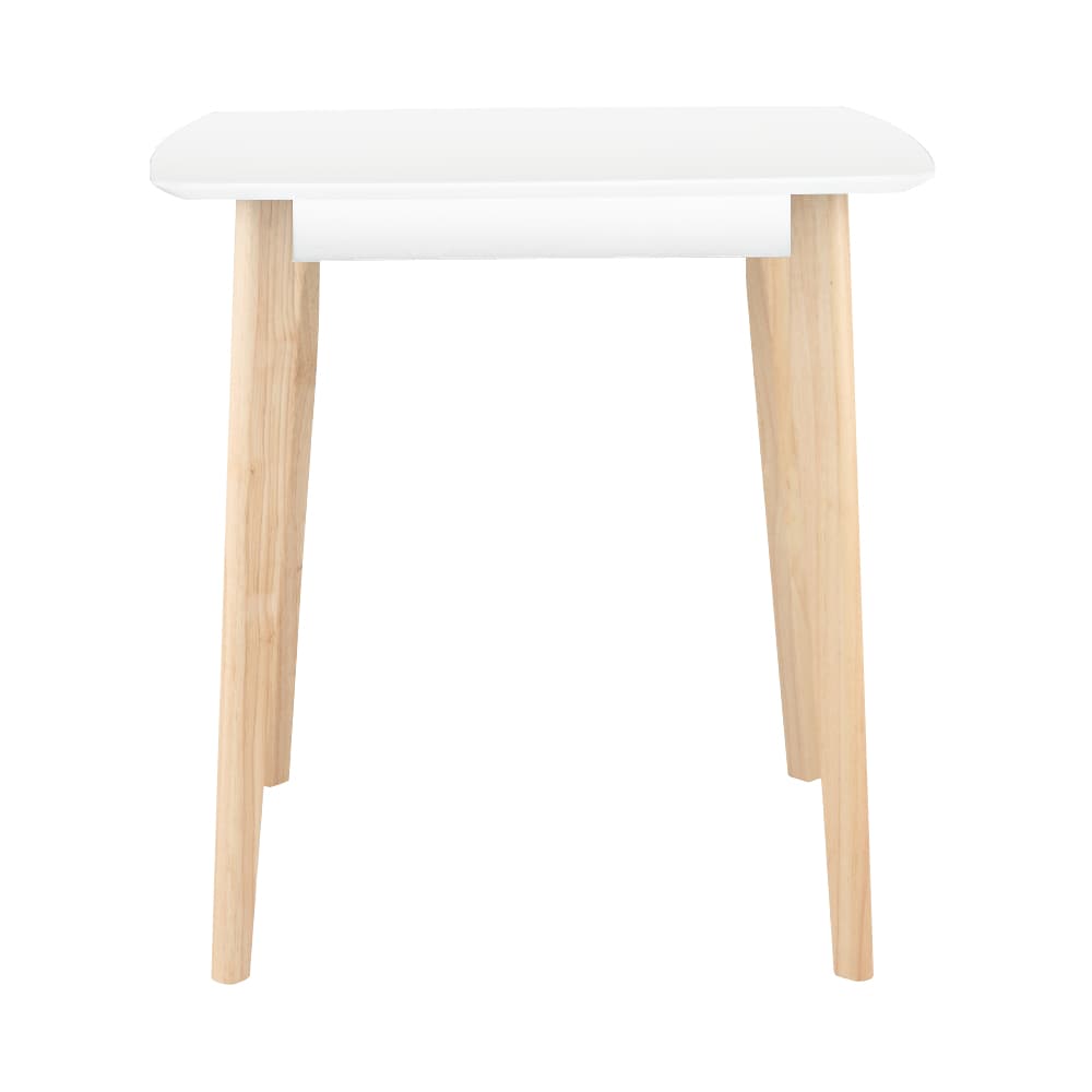 ชุดโต๊ะทานอาหาร 2 ที่นั่ง รุ่นมาวิน - สีธรรมชาติ/ขาว