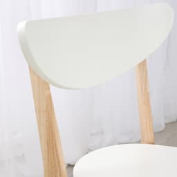 ชุดโต๊ะทานอาหาร 2 ที่นั่ง รุ่นมาวิน - สีธรรมชาติ/ขาว