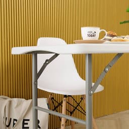 โต๊ะพับอเนกประสงค์ รุ่นไททัน ขนาด 121 ซม. - สีขาว/เทา