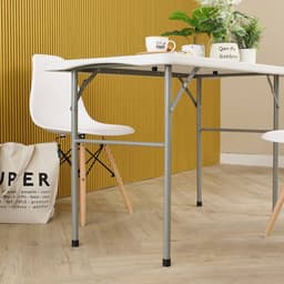 โต๊ะพับอเนกประสงค์ รุ่นไททัน ขนาด 121 ซม. - สีขาว/เทา