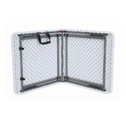 โต๊ะพับปรับความสูง รุ่นไททัน ขนาด 120 ซม. - สีขาว/เทา