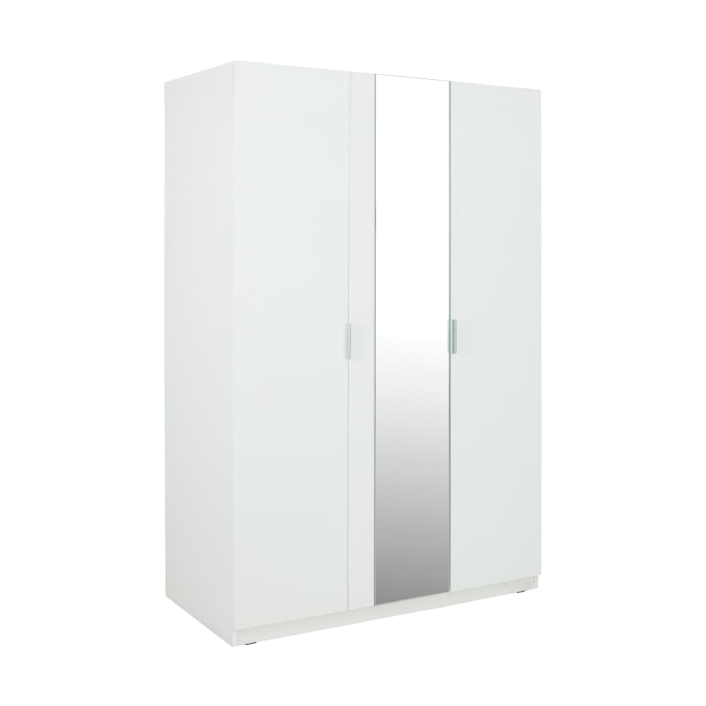 ตู้เสื้อผ้า 3 บานประตู รุ่นวิวิด - สีขาว