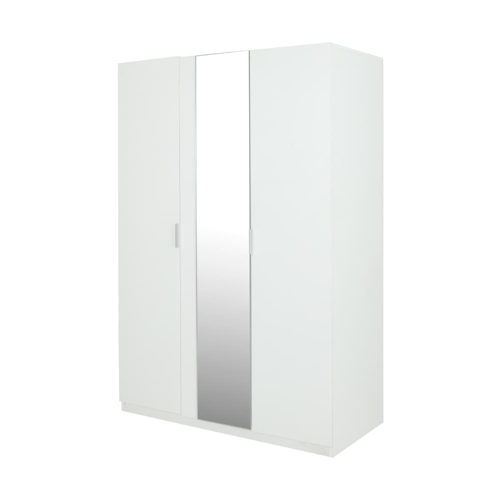 ตู้เสื้อผ้า 3 บานประตู รุ่นวิวิด - สีขาว