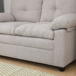 โซฟาผ้า 2 ที่นั่ง รุ่นออกัสต้า - สีน้ำตาลอ่อน