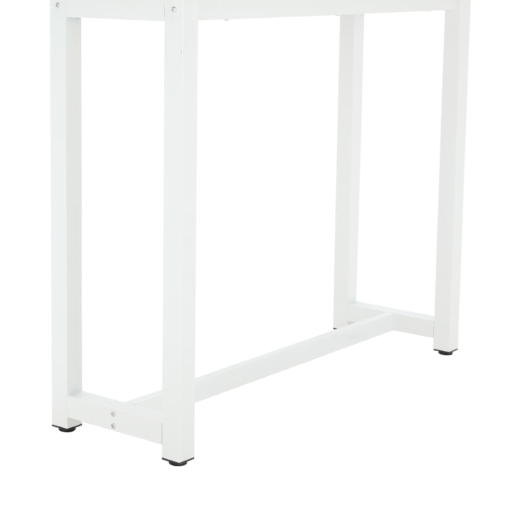 ชุดโต๊ะบาร์ 2 ที่นั่ง รุ่นโจลีน - สีธรรมชาติ/ขาว