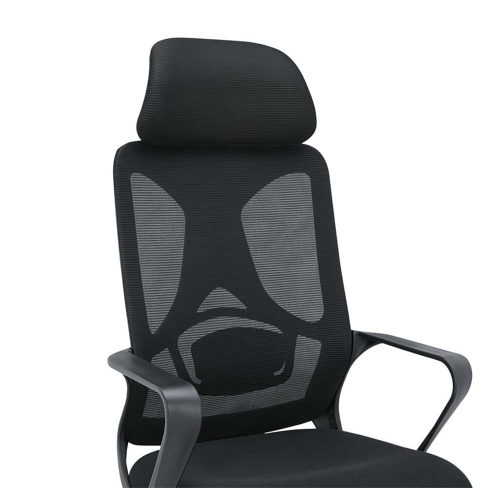 เก้าอี้สำนักงานพนักพิงสูง รุ่นลูซิเฟอร์ - สีดำ