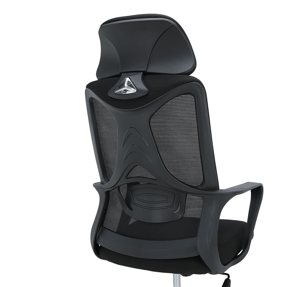 เก้าอี้สำนักงานพนักพิงสูง รุ่นลูซิเฟอร์ - สีดำ