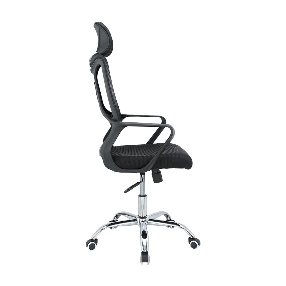 เก้าอี้สำนักงานพนักพิงสูง รุ่นลูซิเฟอร์ - สีดำ