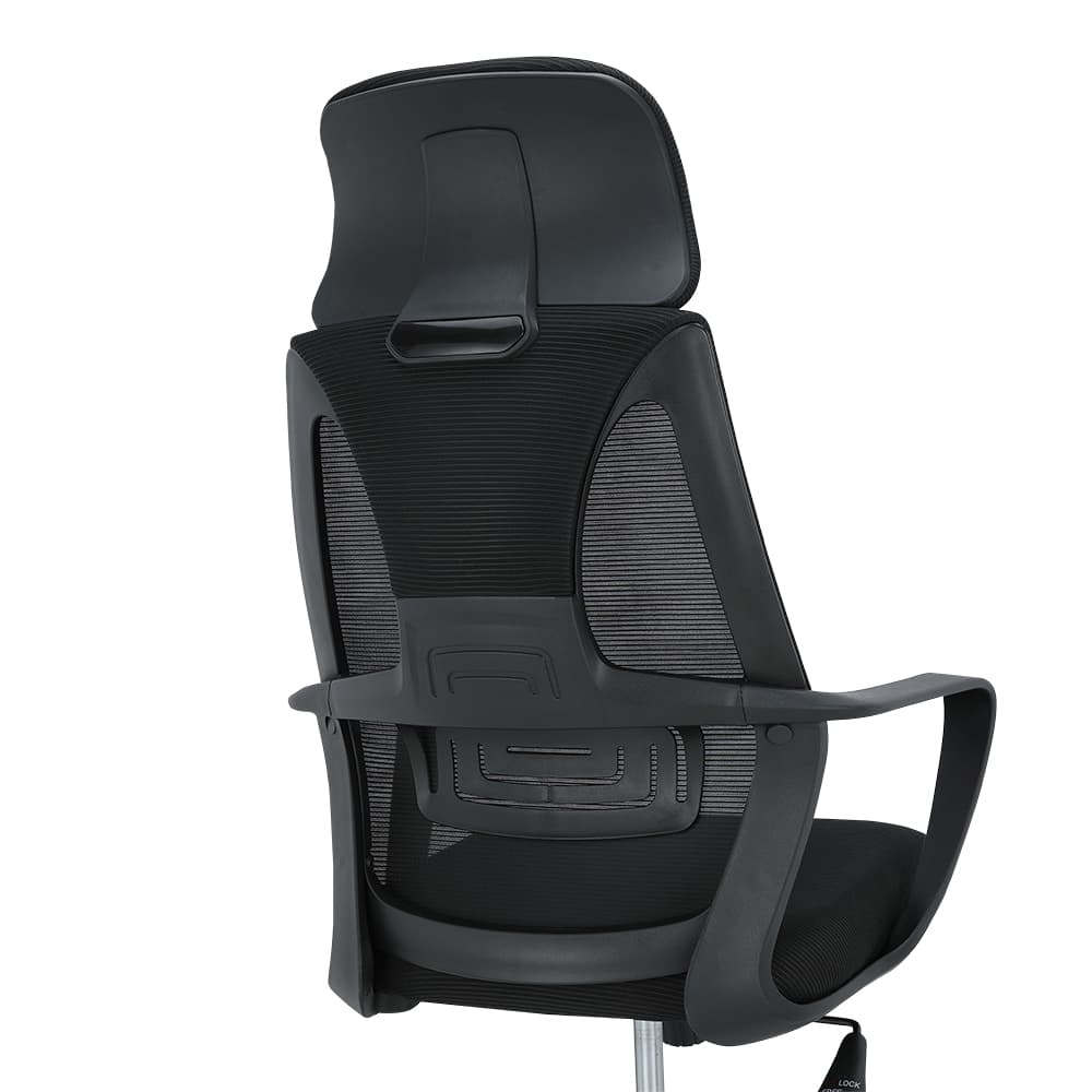 เก้าอี้สำนักงานพนักพิงสูง รุ่นลีโอเนล - สีดำ