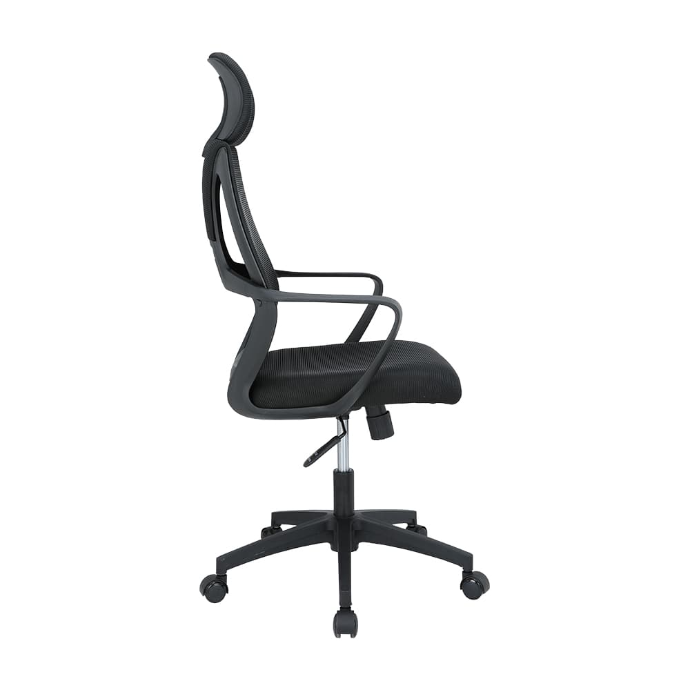 เก้าอี้สำนักงานพนักพิงสูง รุ่นลีโอเนล - สีดำ