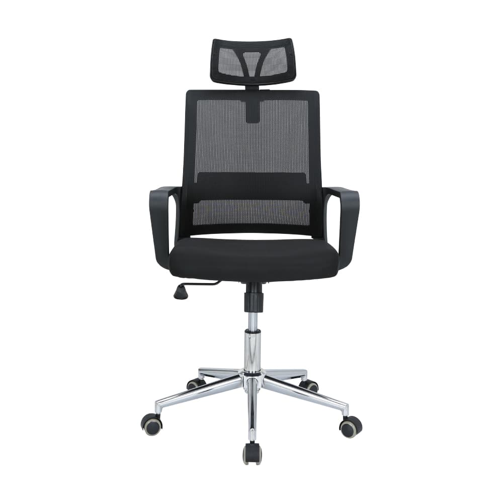 เก้าอี้สำนักงานพนักพิงสูง รุ่นไทรีส - สีดำ