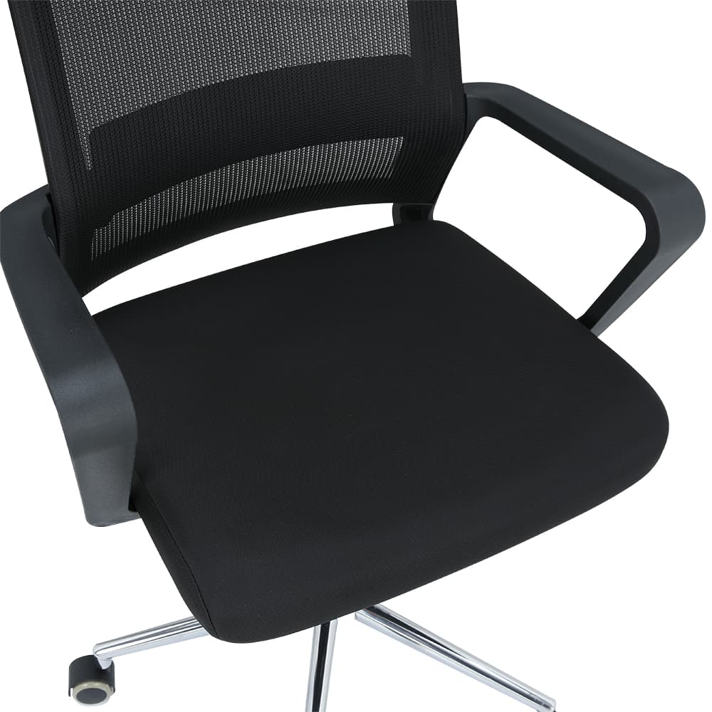 เก้าอี้สำนักงานพนักพิงสูง รุ่นไทรีส - สีดำ