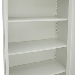 ตู้เหล็ก รุ่นโซลิด สูง 185 ซม. - สีขาว