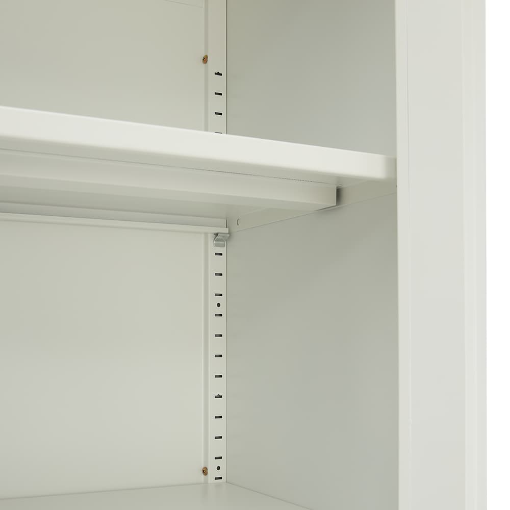 ตู้เหล็ก รุ่นโซลิด สูง 185 ซม. - สีขาว