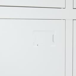 ตู้เหล็กล็อคเกอร์ 9 ช่อง รุ่นโซลิด - สีขาว