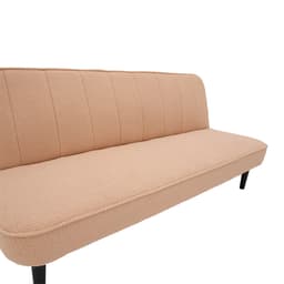 โซฟาผ้าปรับนอน รุ่นฮาเซล - สีน้ำตาลอ่อน