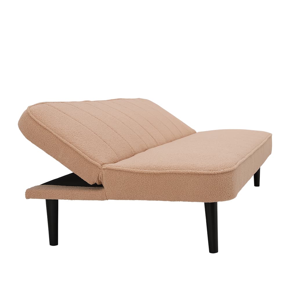 โซฟาผ้าปรับนอน รุ่นฮาเซล - สีน้ำตาลอ่อน