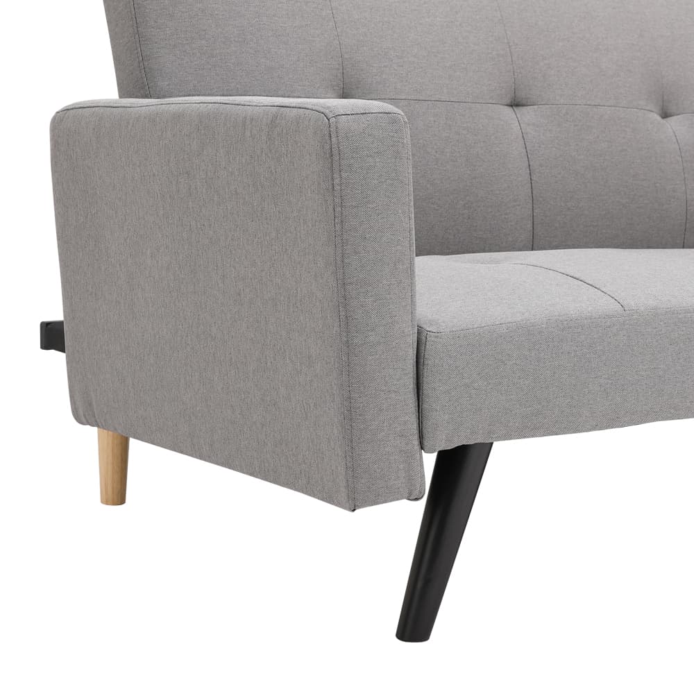 Furinbox โซฟาผ้าปรับนอน รุ่นเอริ - สีเทา