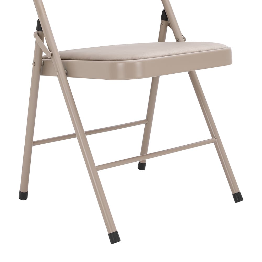 เก้าอี้พับเบาะผ้า รุ่นเบส - สีหินทราย