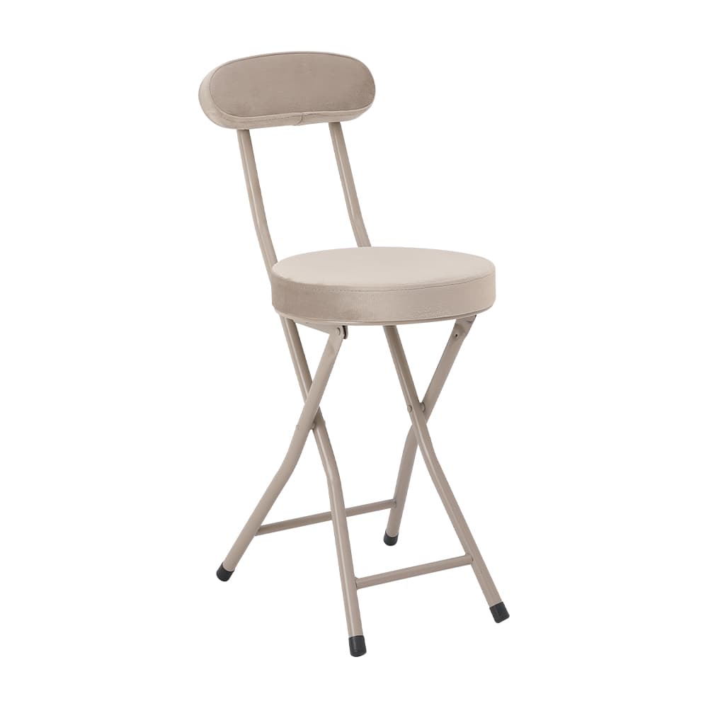 เก้าอี้พับเบาะผ้า รุ่นบีท - สีหินทราย