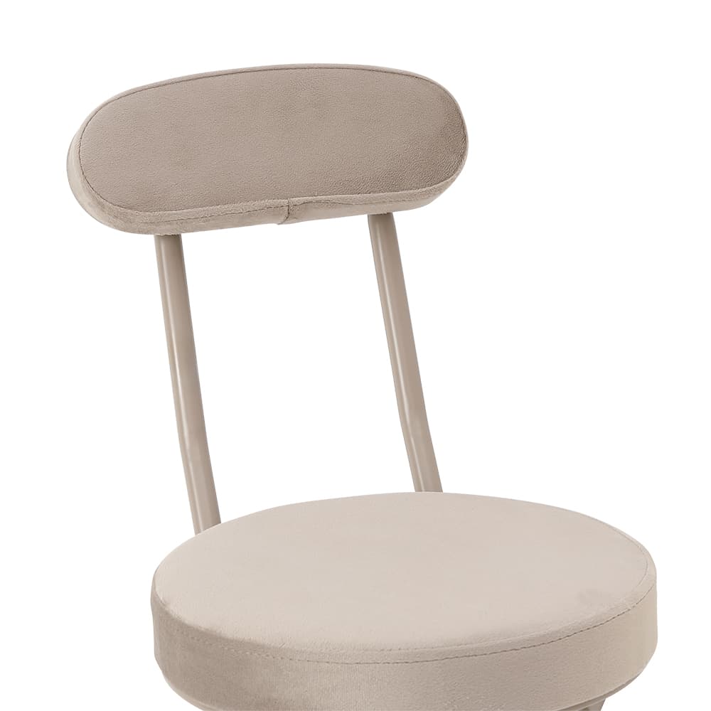 เก้าอี้พับเบาะผ้า รุ่นบีท - สีหินทราย