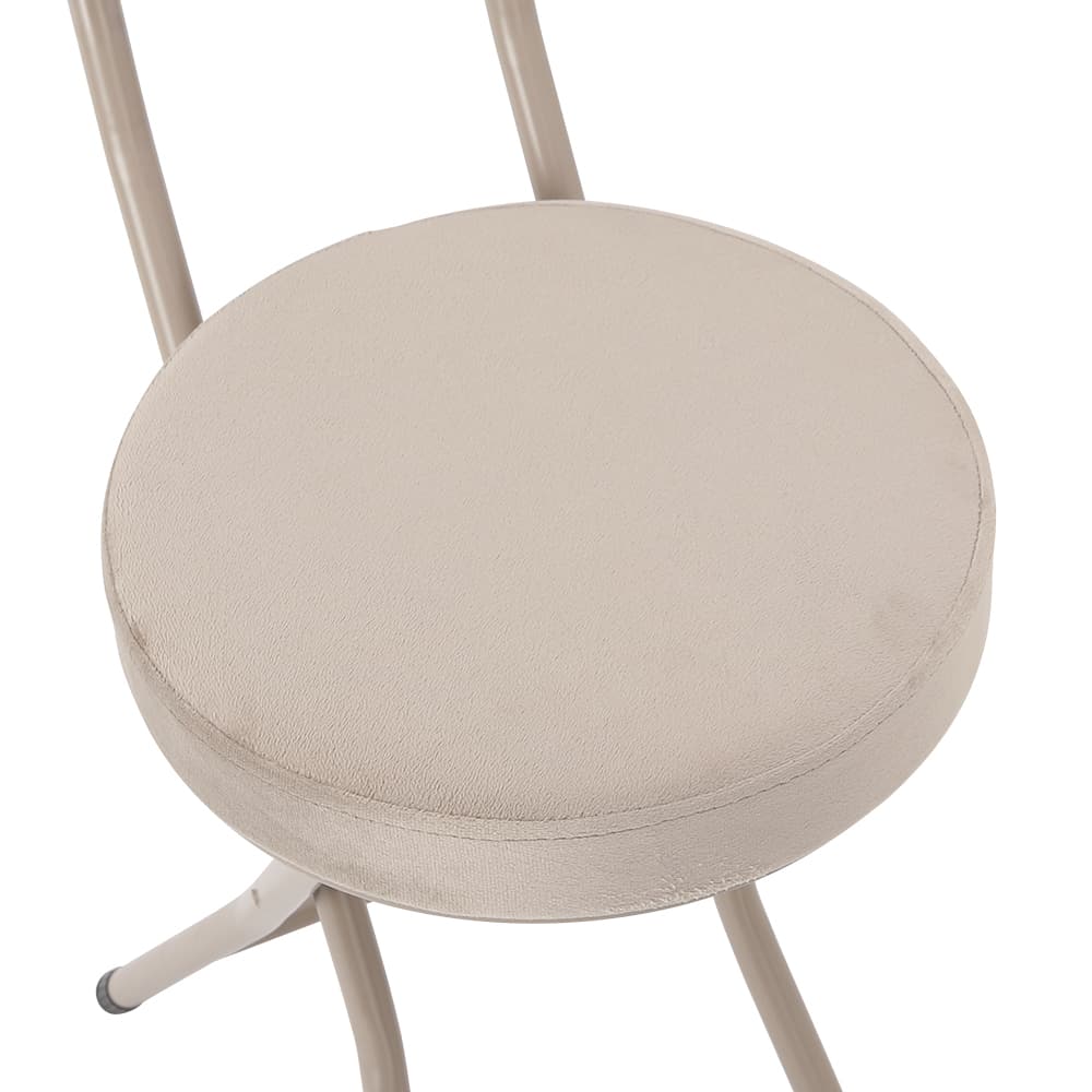 เก้าอี้พับเบาะผ้า รุ่นบีท - สีหินทราย