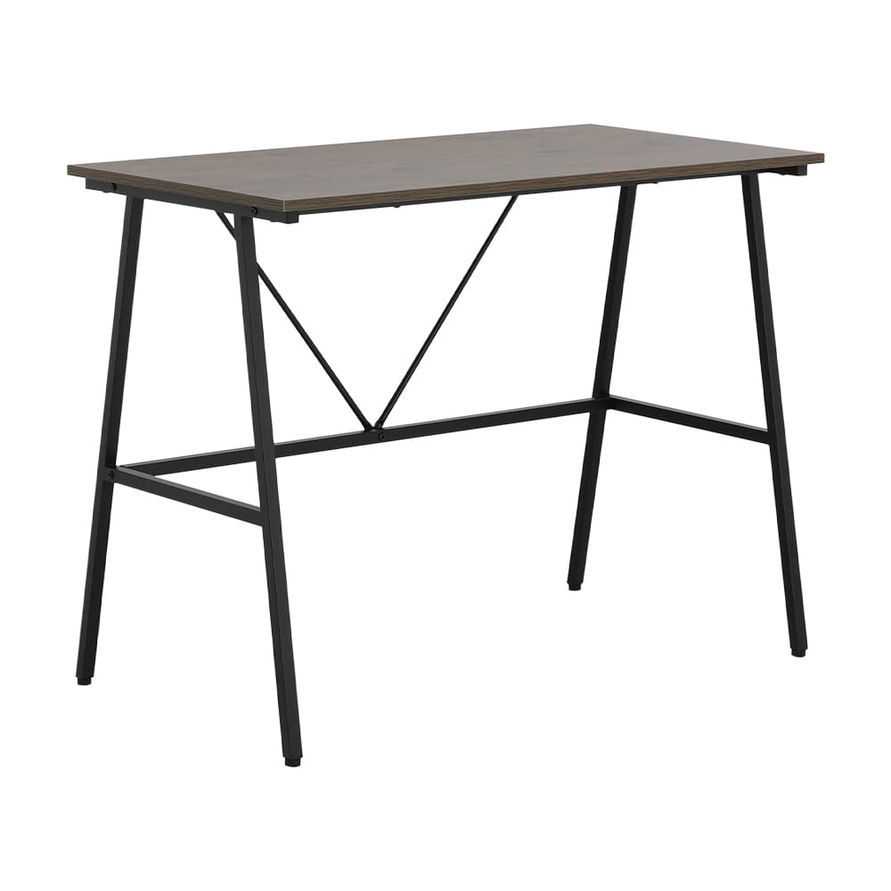 โต๊ะทำงาน รุ่นจีเนียส ขนาด 100 ซม. - สีน้ำตาล/ดำ