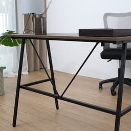 โต๊ะทำงาน รุ่นจีเนียส ขนาด 100 ซม. - สีน้ำตาล/ดำ