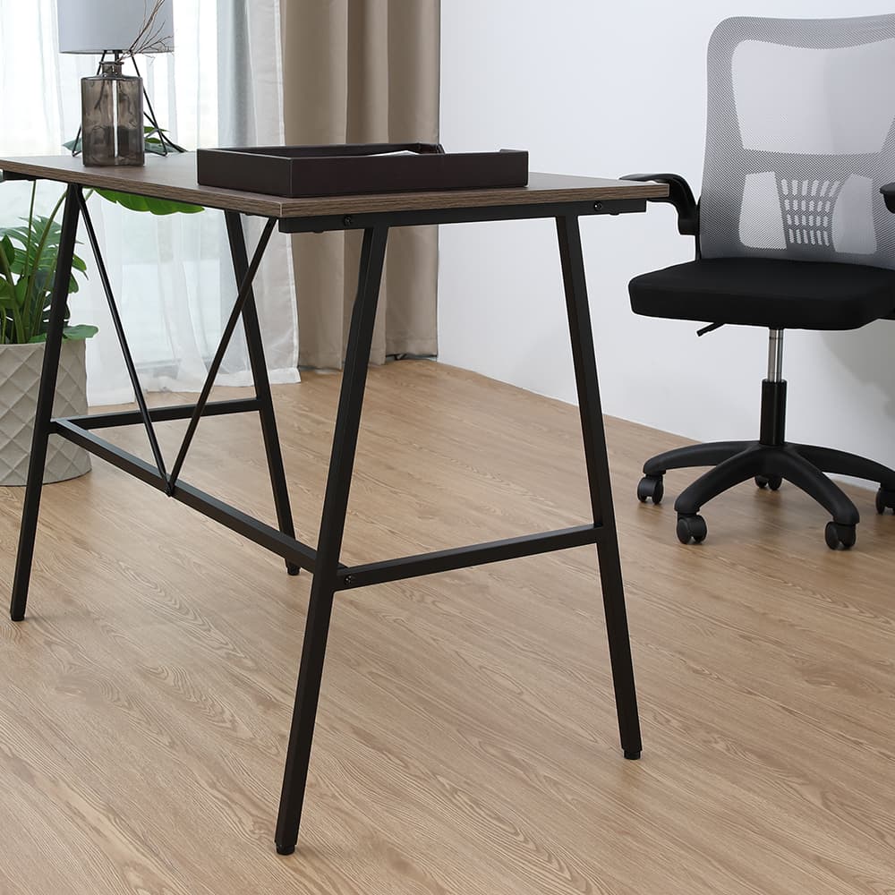 โต๊ะทำงาน รุ่นจีเนียส ขนาด 100 ซม. - สีน้ำตาล/ดำ