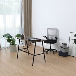 โต๊ะทำงาน รุ่นจีเนียส ขนาด 100 ซม. - สีน้ำตาล/ดำ