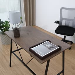 โต๊ะทำงาน รุ่นจีเนียส ขนาด 100 ซม. - สีน้ำตาล/ดำ