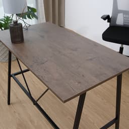 โต๊ะทำงาน รุ่นจีเนียส ขนาด 100 ซม. - สีน้ำตาล/ดำ