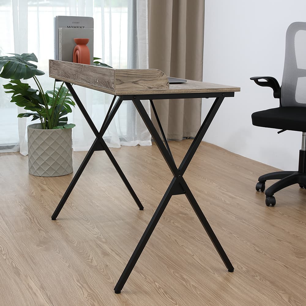 โต๊ะทำงาน รุ่นสมาร์ท ขนาด 90 ซม. - สีธรรมชาติ/ดำ
