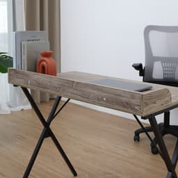 โต๊ะทำงาน รุ่นสมาร์ท ขนาด 90 ซม. - สีธรรมชาติ/ดำ