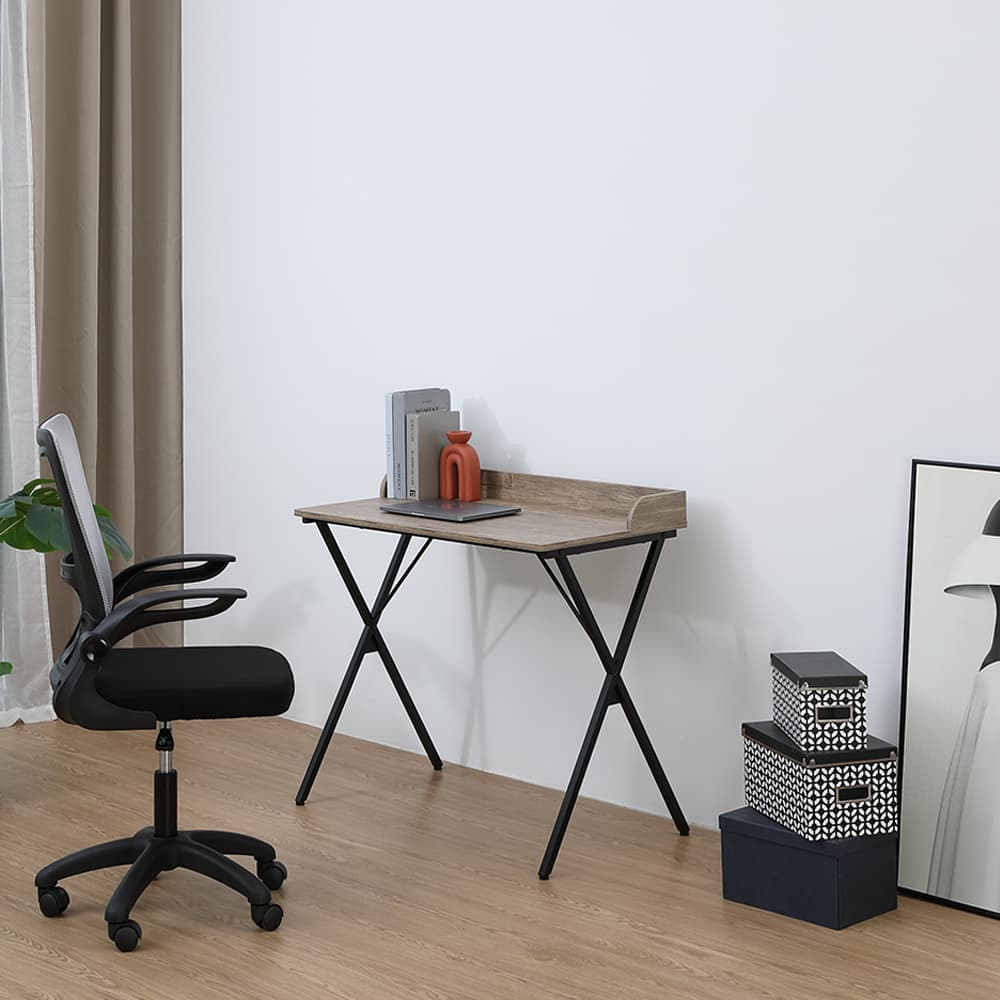 โต๊ะทำงาน รุ่นสมาร์ท ขนาด 90 ซม. - สีธรรมชาติ/ดำ