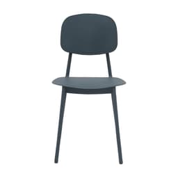 เก้าอี้พลาสติก รุ่นเฟรย์ - สีเทาเข้ม