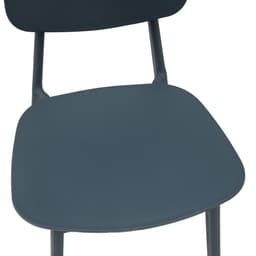 เก้าอี้พลาสติก รุ่นเฟรย์ - สีเทาเข้ม