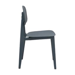 เก้าอี้พลาสติก รุ่นเฟรย์ - สีเทาเข้ม