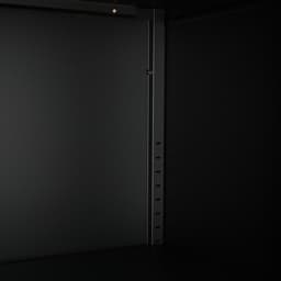 ตู้เหล็ก รุ่นโซลิด สูง 90 ซม. - สีดำ