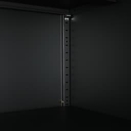 ตู้เหล็ก รุ่นโซลิด สูง 185 ซม. - สีดำ