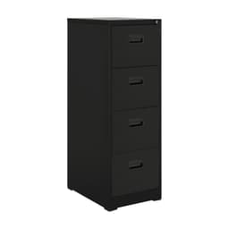 ตู้เหล็ก 4 ลิ้นชัก รุ่นโซลิด - สีดำ