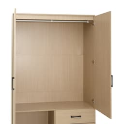 ตู้เสื้อผ้า 2 บาน รุ่นฟินซ์ ขนาด 120 ซม. - สีธรรมชาติ